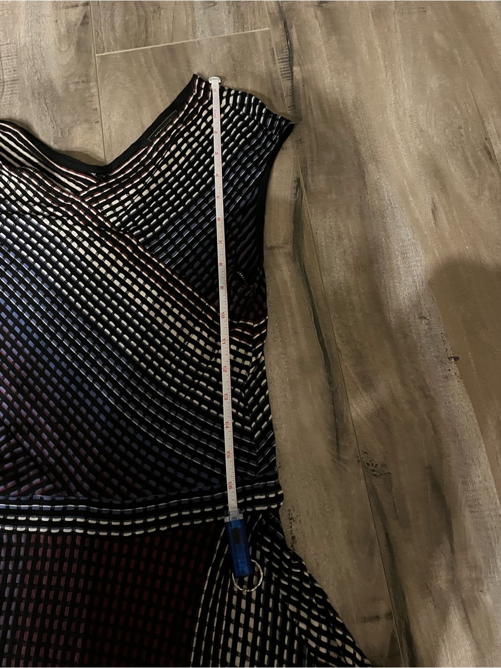 BCBGMaxAzria Multicolor Striped Fit-and-Flare Midi Dress - Picture 11 of 12